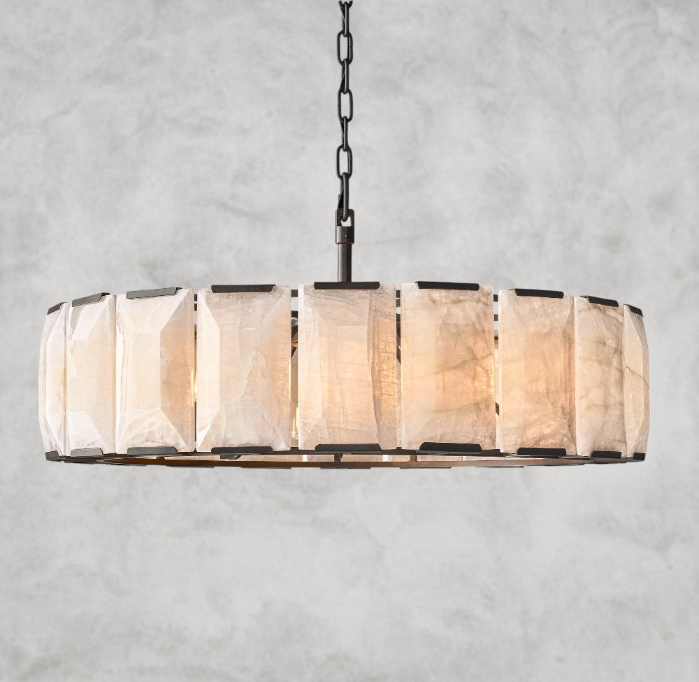 Harlow Calcite Round Chandelier 19", 31", 43", 60"